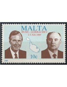 MALTA 1989 Bush e Gorbaciov MNH**