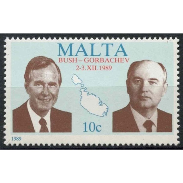 MALTA 1989 Bush e Gorbaciov MNH**