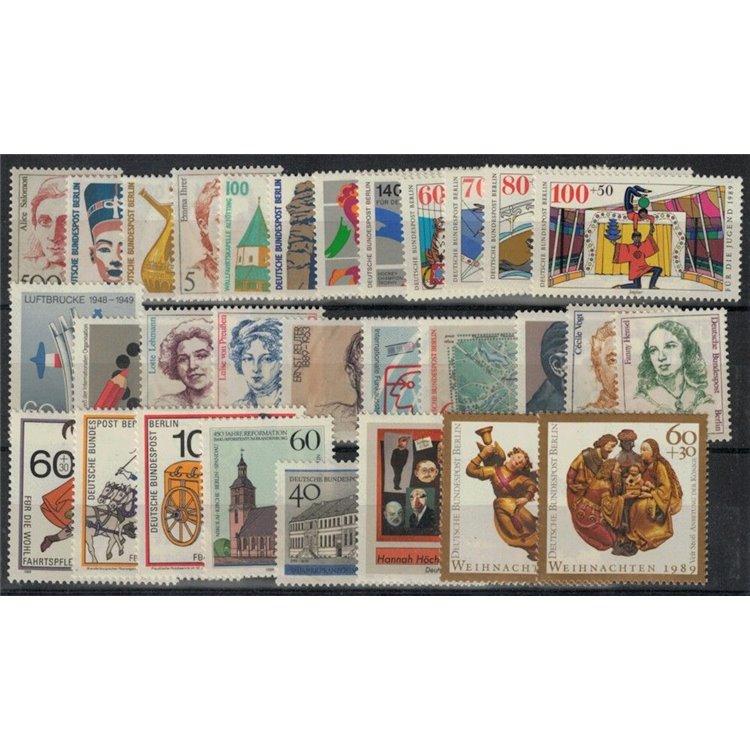 BERLINO 1989 Annata completa 30v MNH**