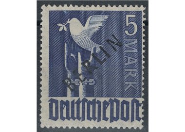 BERLIN 1948 AIS Zone Stamps, 5m blue violet MNH**