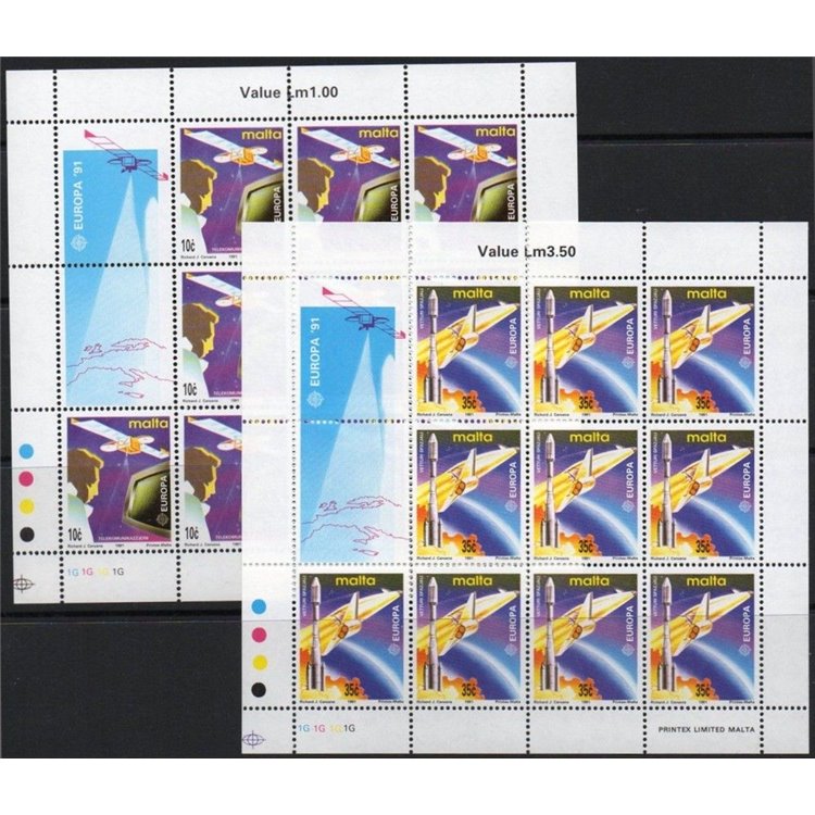 MALTA 1991 Europe 2 m/s MNH**