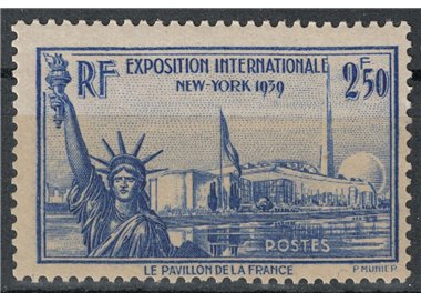 FRANCE 1940 New York International Exhibition MNH**