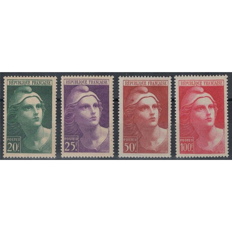 FRANCE 1945 Marianne of Gandon 4v MNH**