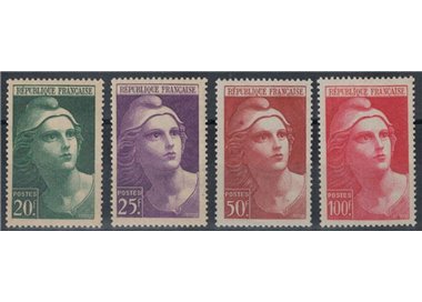 FRANCIA 1945 Marianna di Gandon 4v MNH**