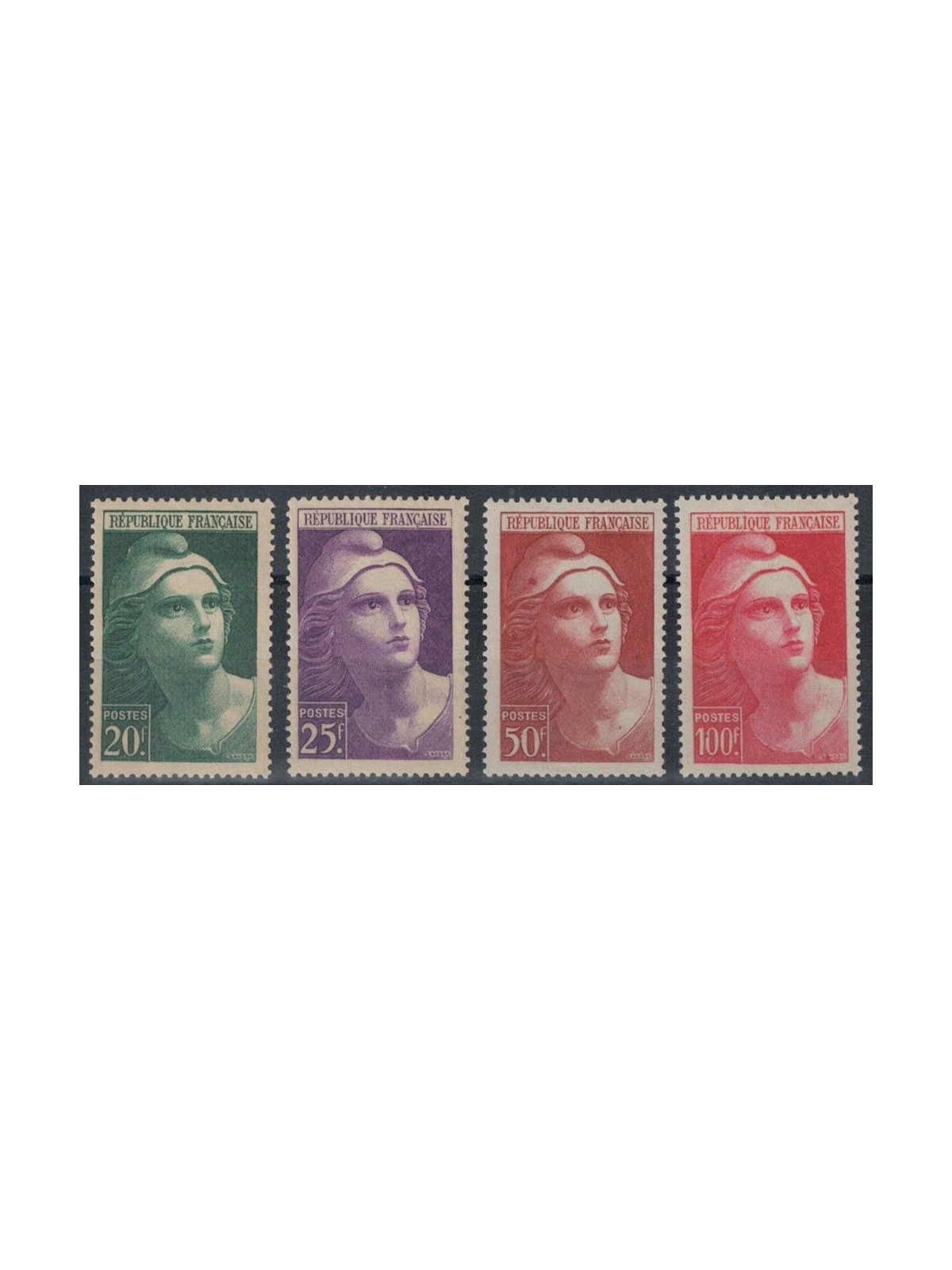 FRANCIA 1945 Marianna di Gandon 4v MNH**