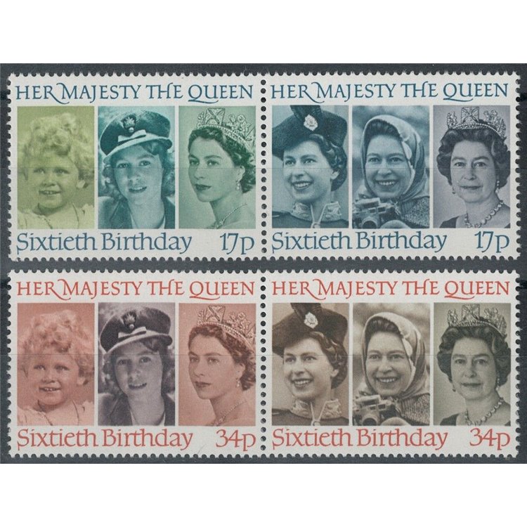 GREAT BRITAIN 1986 Queen's Birthday 4v MNH**