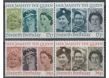 GREAT BRITAIN 1986 Queen's Birthday 4v MNH**