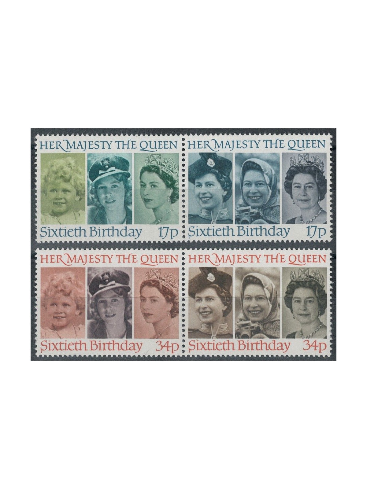 GRAN BRETAGNA 1986 Compleanno della Regina 4v MNH**