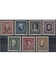 AUSTRIA 1922 Compositori 7v MH*