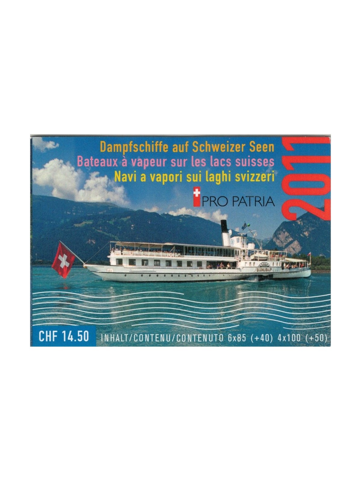 SVIZZERA 2011 Pro Patria LB MNH**
