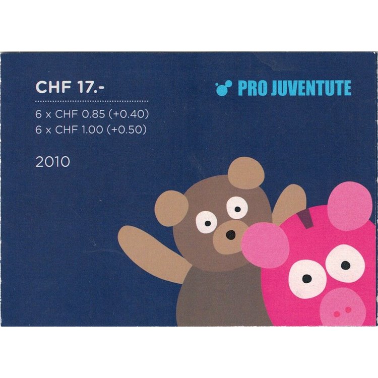 SWITZERLAND 2010 Pro Juventute booklet MNH**