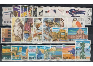 MALTA 1991 Complete Year 30v MNH**