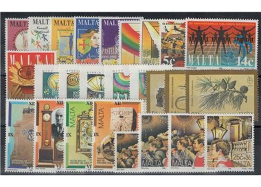 MALTA 1995 Annata completa 26v MNH**