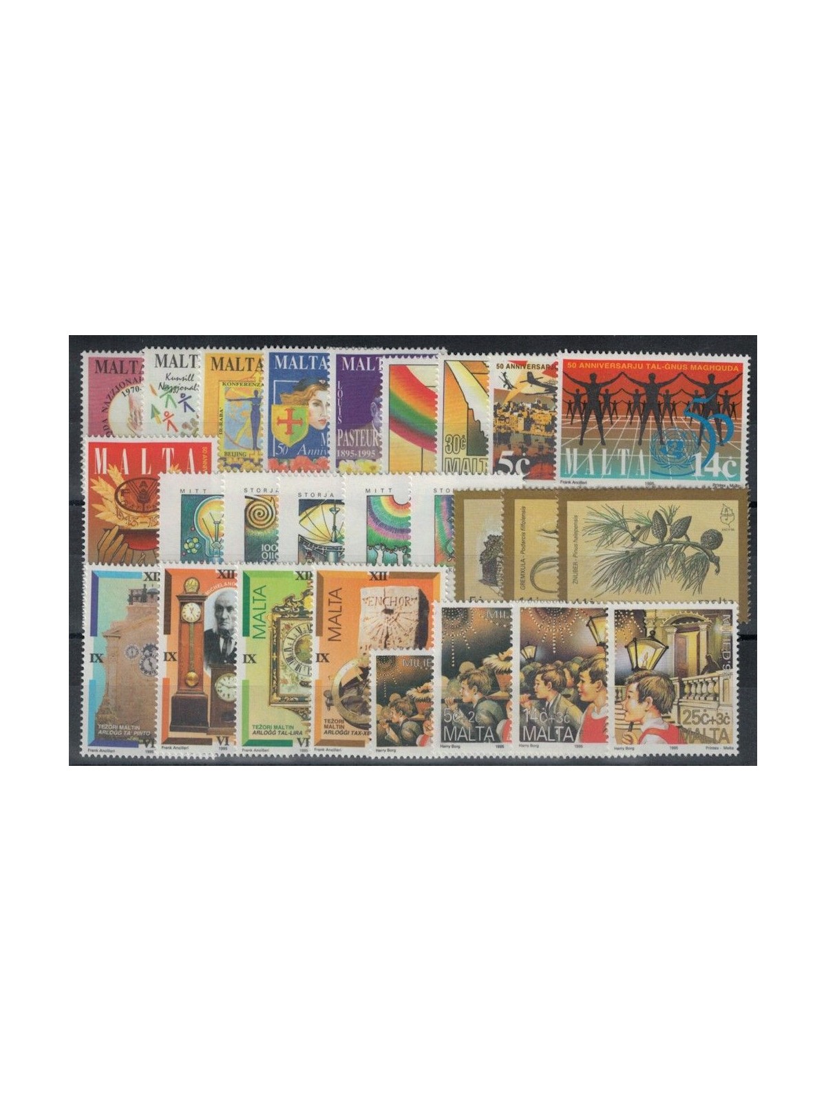 MALTA 1995 Annata completa 26v MNH**