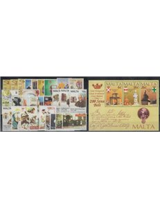 MALTA 1997 Annata completa 27v + 1 BF MNH**