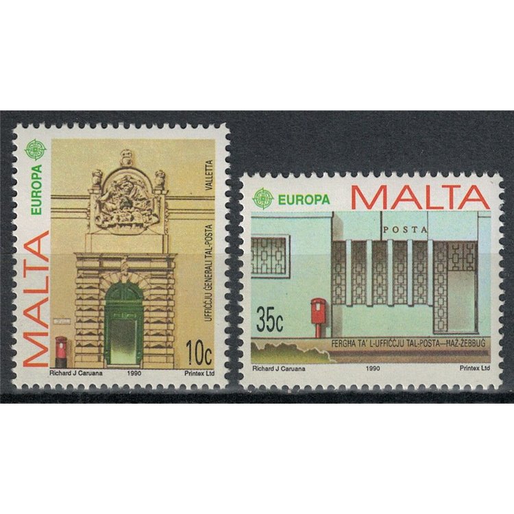 MALTA 1990 Europa 2v MNH**
