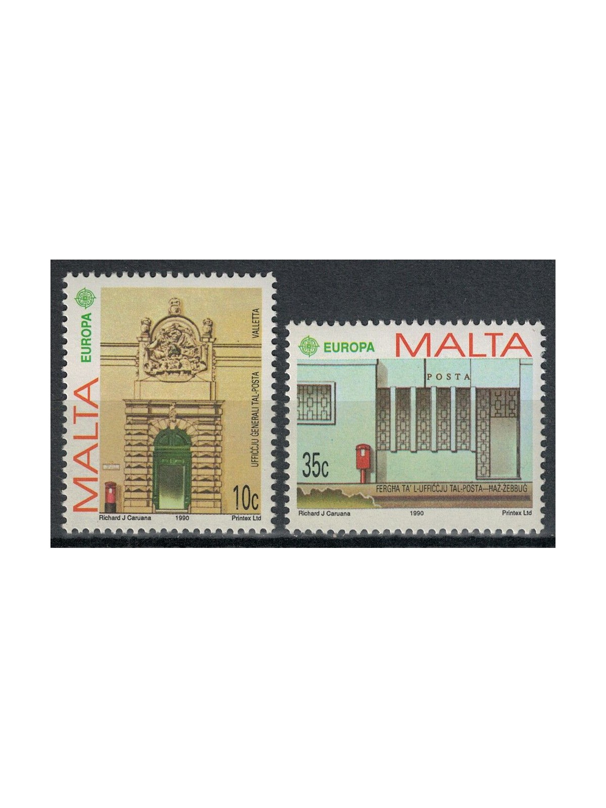 MALTA 1990 Europa 2v MNH**