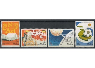 MALTA 1990 Anniversaries and events 4v MNH**