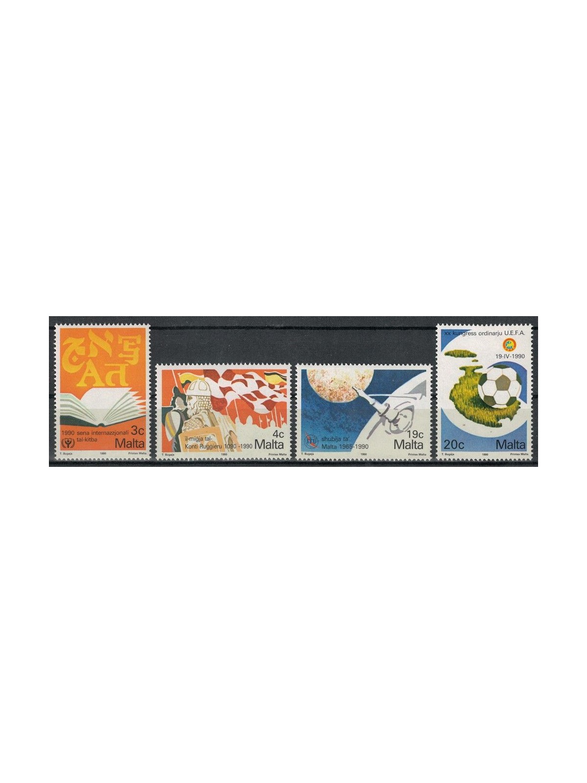 MALTA 1990 Anniversaries and events 4v MNH**