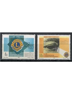 MALTA 1993 Lions Club 2v MNH**