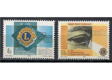 MALTA 1993 Lions Club 2v MNH**