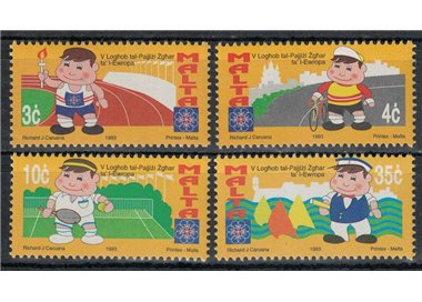 MALTA 1993 Games of the Small States 4v MNH**