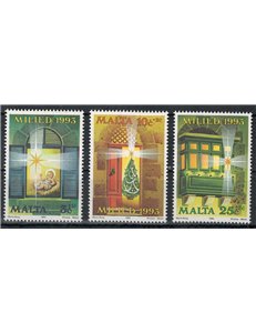 MALTA 1993 Natale 3v MNH**