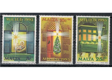 MALTA 1993 Natale 3v MNH**