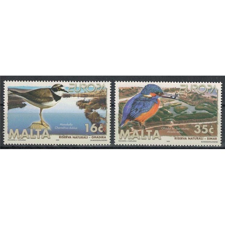 MALTA 1999 Europe 2v MNH**