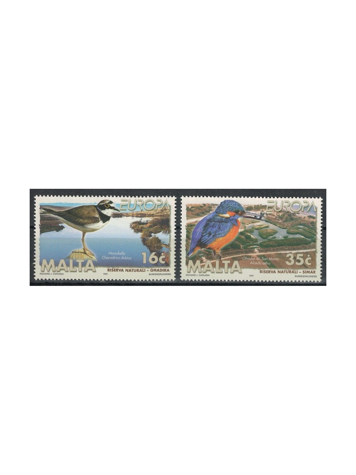 MALTA 1999 Europe 2v MNH**