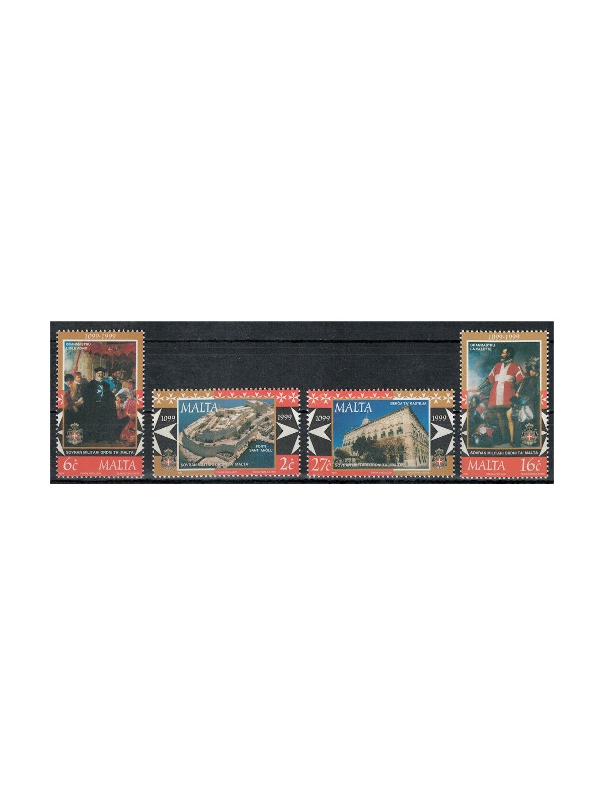 MALTA 1999 Sovereign Military Order of Malta 4v MNH**