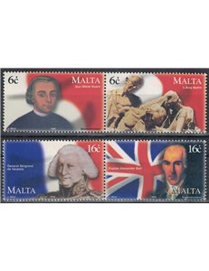 MALTA 1999 Maltese uprising 4v MNH**