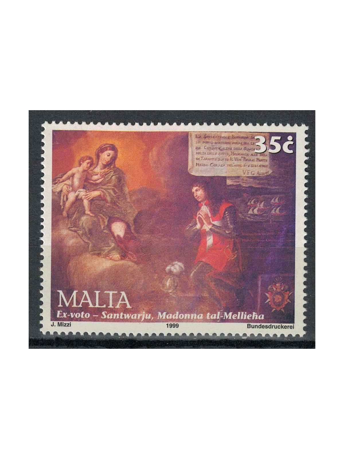 MALTA 1999 Madonna di Mellieha MNH**