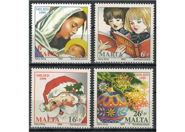 MALTA 1999 Christmas 4v MNH**