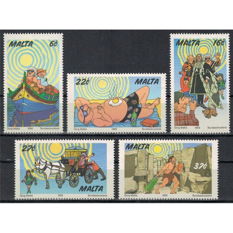 MALTA 1999 Tourism 5v MNH**