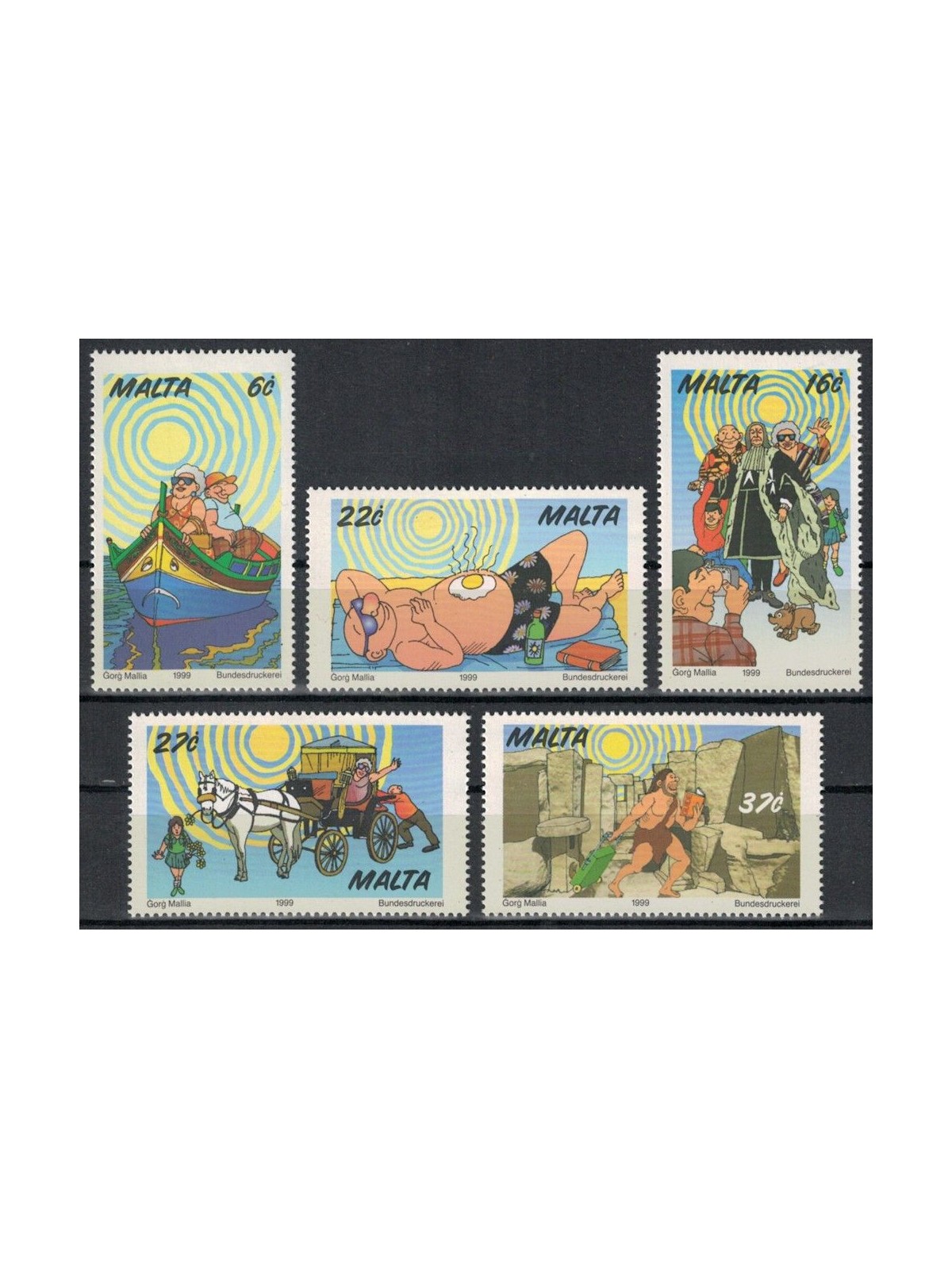 MALTA 1999 Turismo 5v MNH**