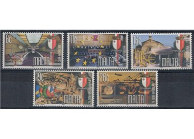 MALTA 1999 Anniversary of the Republic 5v MNH**