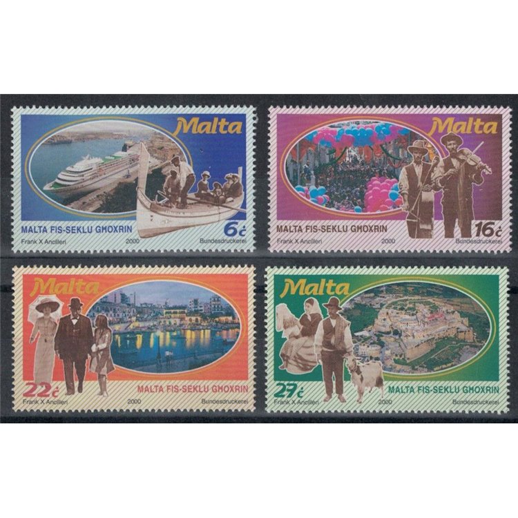 MALTA 2000 Malta in the 20th century 4v MNH**