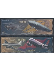 MALTA 2000 Trasporto aereo 4v MNH**