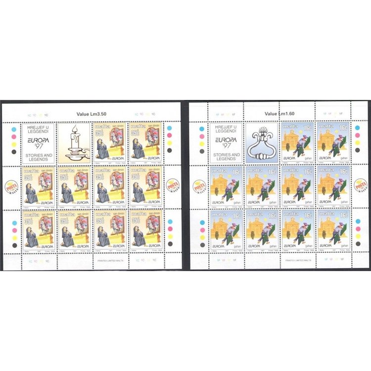 MALTA 1997 Europe 2 m/s MNH**