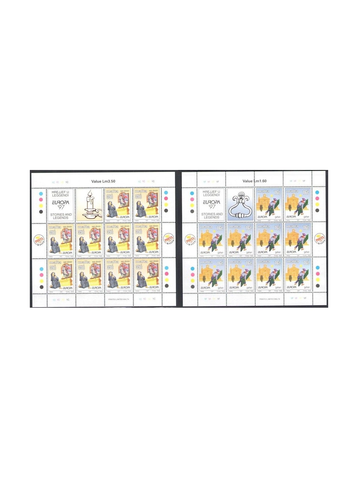 MALTA 1997 Europe 2 m/s MNH**