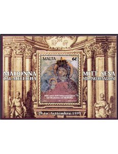 MALTA 1999 Madonna of Mellieha s/s MNH**