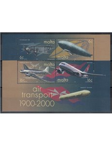 MALTA 2000 Air transport 4v MNH**