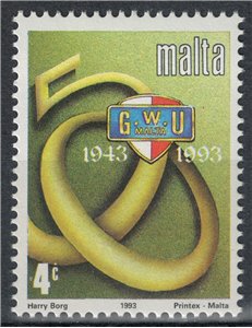 MALTA 1993 General Workers Union MNH**