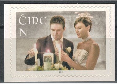 IRLANDA 2013 Francobollo per saluti, Matrimonio MNH**
