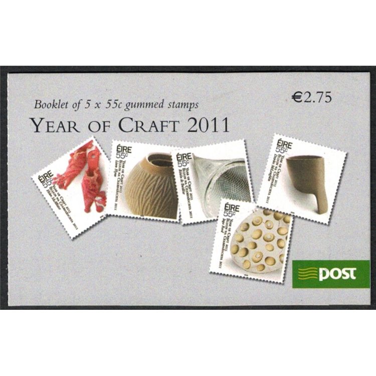 IRELAND 2011 Year of Craftsmanship booklet MNH**