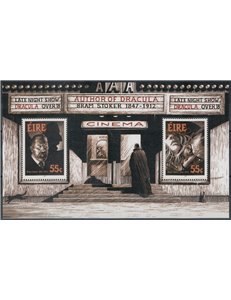 IRLANDA 2012 Bram Stoker BF MNH**