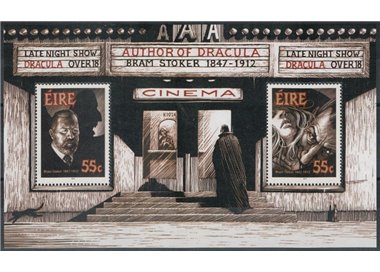 IRELAND 2012 Bram Stoker s/s MNH**