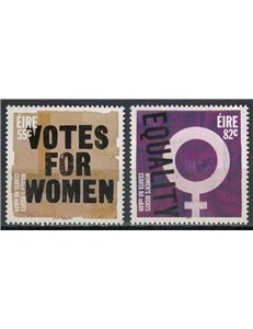 IRELAND 2011 Women's Rights 2v MNH**