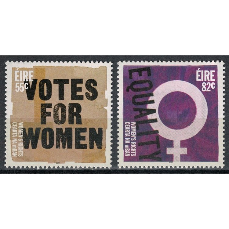 IRLANDA 2011 Diritti delle donne 2v MNH**